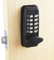 ShouSiFang Cerradura digital para puerta con código de bloqueo de HomeSecure, resistencia meteorológica, Sin claves,Negro