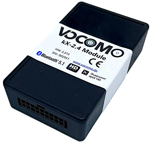 VOCOMO kX-2 V1 Bluetooth Freisprecheinrichtung mit Musik-Streaming für Mercedes, Smart NTG2.0