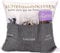 KAMACA Originelles Dekokissen Kissen mit 3 Taschen zum selber Befüllen Größe 43x43 cm tolles Geschenk für EIN gelungenen Sofaabend Filmabend (Ruhestandskissen)