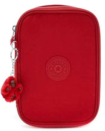 Kipling 100 PENS Großes Federetui, Beutel, Etuis, Cherry Tonal (Rot)
