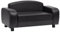 vidaXL Hundesofa Schwarz 80x50x40cm Kunstleder Hundecouch Hundebett Haustier