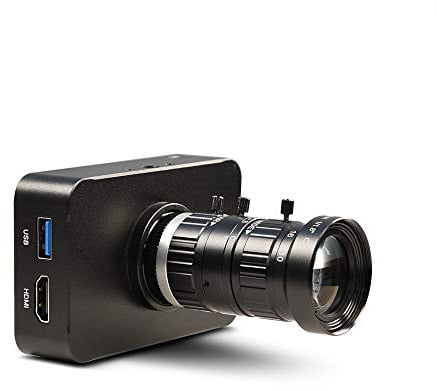 MOKOSE 4K HDMI Industry Camera C/CS-Mount Insegnamento Webcam con 10-50MM Teleobiettivo Zoom Manuale