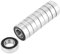 10pcs Kugellager Wälzlager, 688-2RS 8X16X5mm Gummi versiegelt Nut Kugellager Multi-use einreihige Metalllager, für Industriemaschinen, Autos, Schiffe