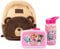 P:os 81449 PAW Patrol - Rucksack für Kinder mit niedlichem Bärengesicht, Paw Patrol Brotdose und Trinkflasche in Pink, ideales Set für den Kindergarten oder bei Familienausflügen