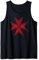Maltesisches Kreuz Ritter von Malta ~ Distressed Look Tank Top