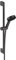 hansgrohe Pulsify S 30.5 cm 1-Spray Handbrause mit Gleitstange und Schlauch PowderRain, IntenseRain, Pulsierende Massage in Mattschwarz, 24161671