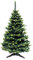 Künstlicher Weihnachtsbaum 180 cm Fichte Spritzguss PVC Mix Tannenbaum sehr realistisch mit Ständer künstliche Tanne Kunsttanne