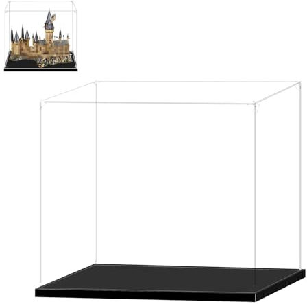 Half Mango Harry Potter Hogwarts Castle Acryl-Vitrine, 3 mm Rahmen, transparenter Schutzschild