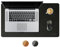 Black Shark Rutschfeste Schreibtischunterlage, Gaming-Mauspad (600 x350 x 3mm), leicht zu reinigendes Laptop-Tastatur-Mauspad, Schreibunterlage - Manta P8 Schwarz