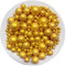 Lukinuo Essbare Goldene Perlen Zucker Streusel 130g/ 4.6oz Süßigkeiten Mixing Backen Dessert Kuchen Streusel für Cupcake Toppers Cookie Dekorieren Eis Feiern Valentinstag Halloween Kuchendekorationen