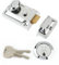 Euroart Traditional Nightlatch 60mm Chrome Finish Standard Security