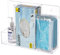KOEMEHR Mask and Gloves Dispenser with 3 Compartments, Wall Mounted Acrylic Disposable Glove Box Holder Dispenser Organiser for Face Mask, Hand Sanitizer Gel, Hairnet, Shoe Cover, Facial Tissues Box