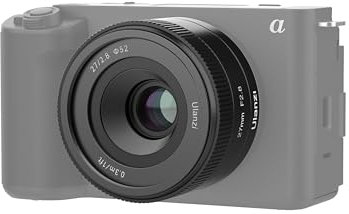 ULANZI Camera Lens, APS-C FE 27mm f/2.8-16 Large Aperture Autofocus, Black, 62*43mm
