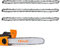 PACIOCEAN 3 Pack Chainsaw Chain for 16 Inch Bar, 59 Drive Links, 3/8 LP 0.050 Gauge, Replacement Chain fits for Titan, Black & Decker, Einhell, Ryobi, Oregon and More (91PJ057X) and Other Chainsaws