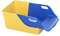 KESOTO Cat Litter Tray Toilet Sifting Litter Box Open Top Anti Splash Versatile 72x39x29cm, Yellow Blue