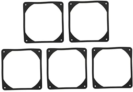ARTIBETTER 5pcs Anti Vibration Pads for Pc Fan Silicone Computer Part Reduce Noise Gasket Pc Fan Anti-vibration Pad Easy Clean Material