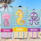 MoneRffi Toallas de Playa Personalizada con Nombre,Toalla de Playa Microfibra,Regalo Personalizado para Niña Niño,Toallas para baño,Camping,Playa,Ducha,Piscina