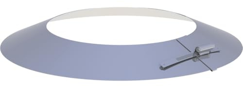 DW-ECO 2.0 Ø 200 mm - Wetterkragen/Wandrosette passend über das DW-ECO Klemmband