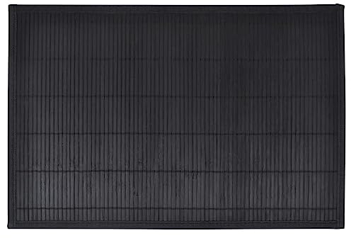 vidaXL 6 Platzdeckchen Bambus Platzdecke Platzset Tischmatte 30x45 cm Schwarz