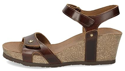 Panama Jack - Julia Clay, Sandalia con Pulsera Mujer, Marrón (Cuero B1), 41 EU
