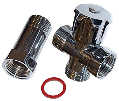 Waterful T3078112 Rubinetto Carico Lavatrice per Gruppi Parete con Distanziale 3/4