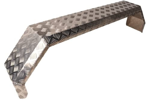 Aanhangwagendirect Kotflügel Aluminium Tandem 5-seitig 1400x220x350 mm