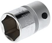 GEDORE red Steckschlüsseleinsatz, Nuss, 3/4'' 20 mm Antrieb, 6-kant, 28 mm Weite, Werkzeug, R71002809, Stahl