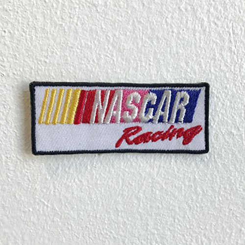 FOXCUP Nascar Racing Abzeichen American Motorsports zum Aufbügeln oder Aufnähen - Mittel, Rechteckig, 1 Stück, Aufnäher, Patch