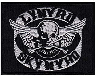 LipaLipaNa Lynyrd Skynyrd Skull Rockband South Aufnäher Besticktes Patch zum Aufbügeln Applique
