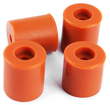 Redrex Ender 3 Silikonpuffer 3d Drucker Silikon Dämpfer Leveling Column Nivelliersäule Silikon Heizbett Silikonpuffer Heatbed Buffer für Ender 3 V2,Ender 3 Pro,Ender 5,Ender 5 Pro,Anet A8,-4Pcs