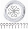 Net Curtain Wire 3 Meter includes 6 Eyes and 6 Hooks for hanging Curtains?