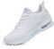 DANNTO Damen Turnschuhe Laufschuhe Atmungsaktiv Sportschuhe Leichte Sneaker für Outdoor Fitness Gym Schuhe (Weiß,36)