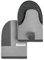 KitchenAid Kitchen Aid Beacon Mini Oven Mitt Set, 5.5x8, Cool Grey/Contour Silver 2 Count