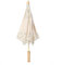Alvinlite Vintage Hochzeit Brautschirm Mini Handgemachte Spitze Bestickte Regenschirm Fotografie Spitze Sonnenschirm für Braut Hochzeitsgeschenk Foto Requisiten Kindergeschenk(Beige)