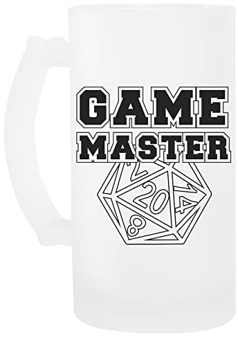 Game Master Glas Bier Becher Beer Mug