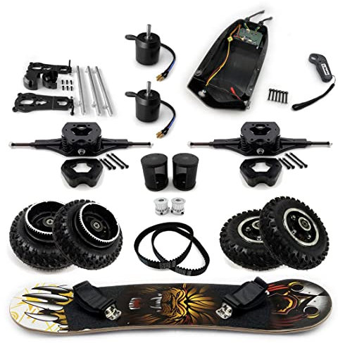 Komponenten von Electric Mountain Skateboard DIY All Terrain Skateboard mit Kindern wie Eltern-Kind-Aktivität zusammenbauen