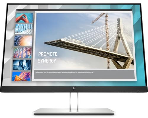 HP E24i G4 24 WUXGA LED LCD Monitor - 16:10 - Black, Silver (Renewed)