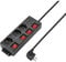 sygonix RF-4737788 Steckdosenleiste mit Schalter Schwarz Schutzkontakt 1 St.