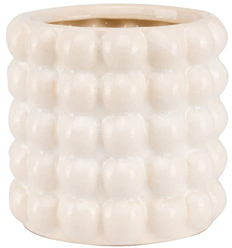 Seville Collection Large Cream Bubble Planter