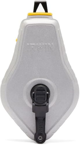 IRWIN Tools STRAIT-LINE Chalk Line, Classic Reel, 100 ft. (IWHT48441)