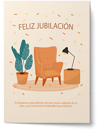 Cheerset Tarjeta despedida compañero trabajo grande A4 con sobre. Detalles compañeros de trabajo tarjeta regalo despedida (Jubilación)