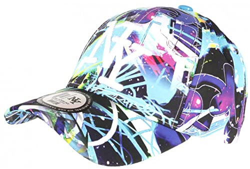 Casquette NY Violette et Bleue Style City Fashion Baseball Tower - Taille Unique - Violet