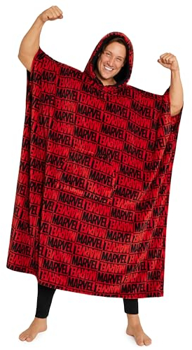 Marvel Übergroße Herren Hoodie Decke mit Ärmeln - Avengers Oversized Kapuzenpullover Fleece Tragbare Decken für Teenager - Geschenke für Fans
