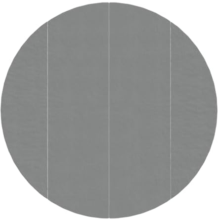 vidaXL Bâche de Piscine, Tapis de Sol Rond, Couverture de Piscine, Protection de Piscine Jardin Terrasse, Gris Clair Ø458 cm Géotextile Polyester