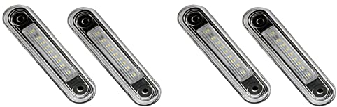 liovitor 4 x A1248200256 LED-Kennzeichenbeleuchtung, Rücklicht für E- W124 W202 124800256 A128820056