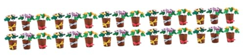 ibasenice 30 Stk Topfpflanzen Aus Stoff Selber Machen Blumenpflanz-anbauset Spielzeug Zum Bauen Von Blumengärten Diy Blumentopf Aus Vliesstoff Nicht Gewebt Parkett Vorgeben Kind