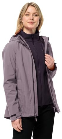 Jack Wolfskin Damen Moonrise 3in1 Jkt W, Wild Blossom, S EU
