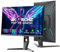 SANSUI WQHD 27 pollici WQHD Gaming Monitor girevole 180Hz 1 ms(OD) FastIPS, altoparlanti, luce RGB, HDR, sRGB120%, sincronizzazione adattiva, altezza/inclinazione/pivot/regolabile-DP/HDMI×2,