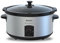 Sogo Olla de Cocción Lenta 5,5L con 3 Funciones de Cocción - Olla Eléctrica de Cocción con Tapa de Cristal Templado para Control - Olla para Cocinar Apta para Lavavajillas con Asa de Tacto Frío