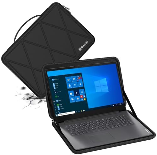Smatree Hard EVA Anti-Shock Protective Sleeve Case for Lenovo V17, IdeaPad 3, 3i (17 Inch, Maximum), Slim Notebook Bag (X8322)